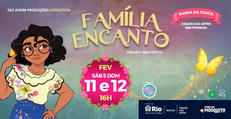 Cidade das Artes - Programação - Família Encanto