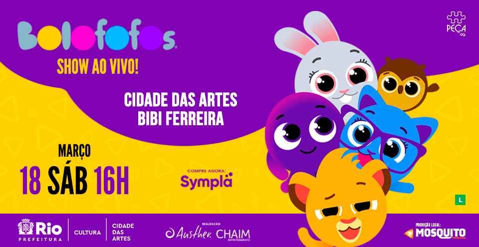 Cidade das Artes - Programação - Bolofofos